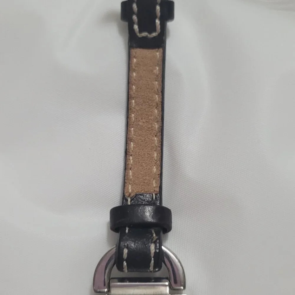Silver Watch Michael Kors Black Band Ladies Vintage